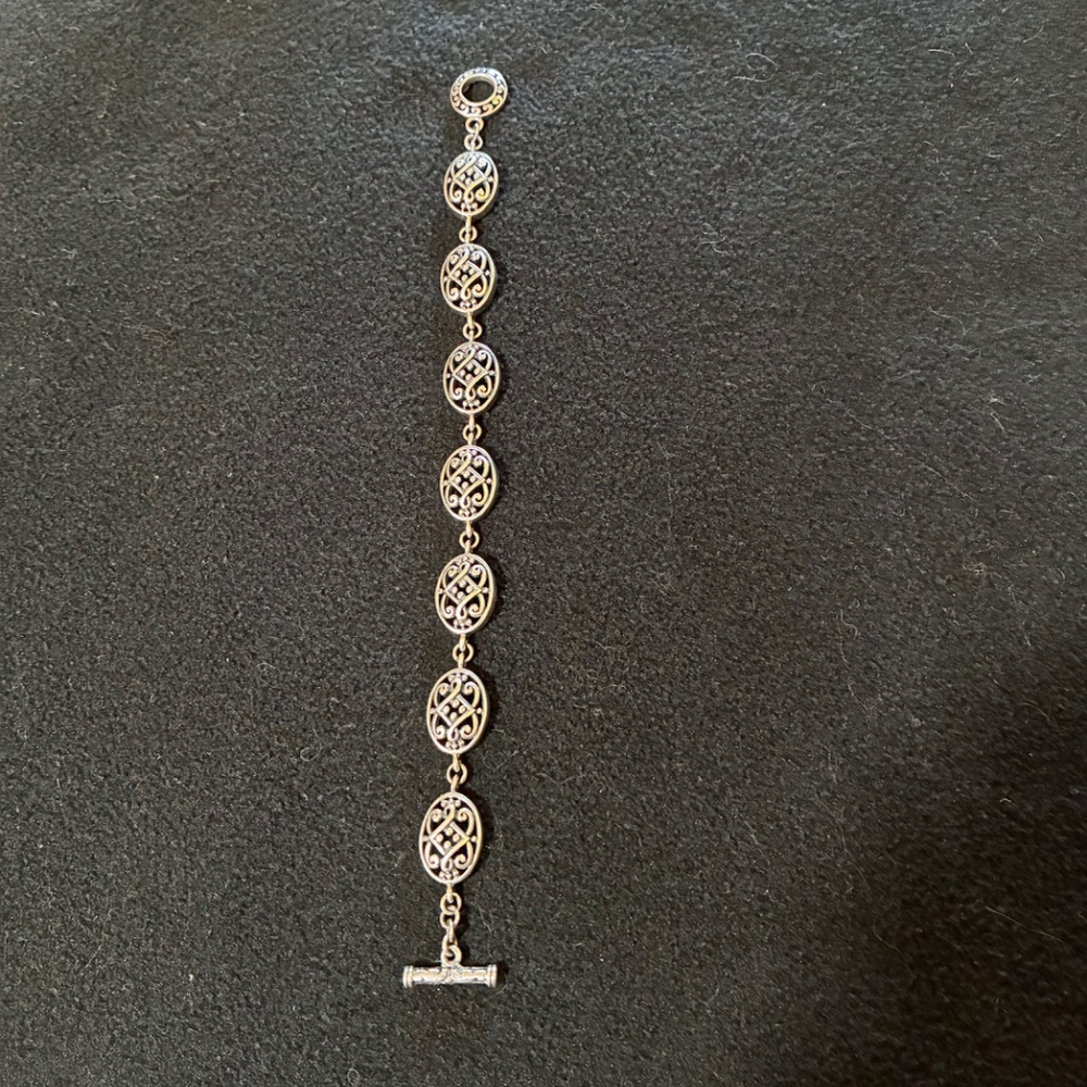 Sterling Silver Bali Style Bracelet - Picture 2 of 5